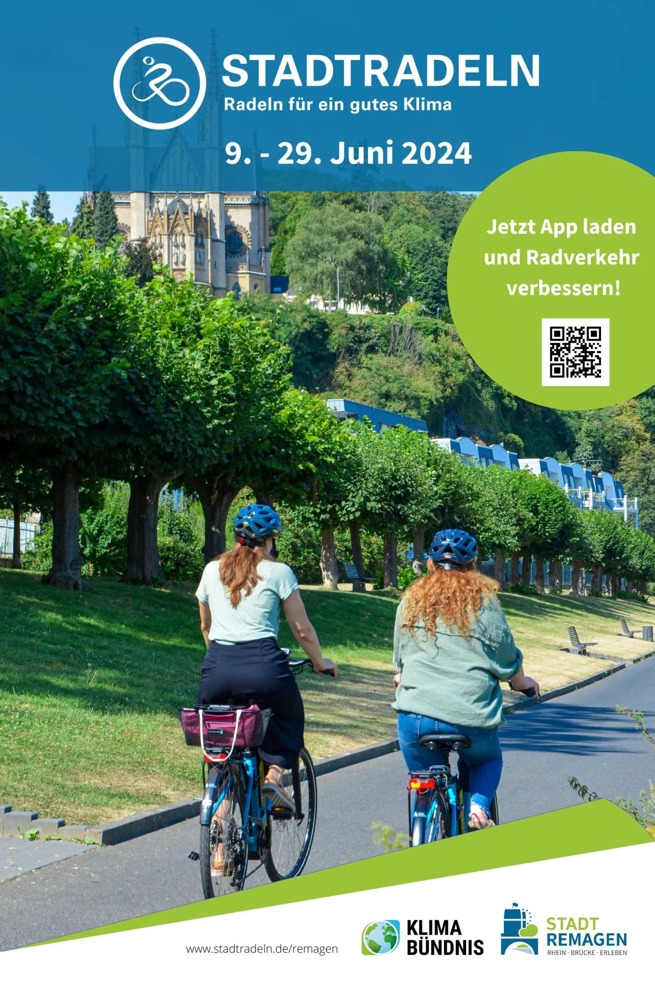 Stadtradeln Plakat 2024 Stadt Remagen Stadtradeln Plakat 2024 Stadt Remagen